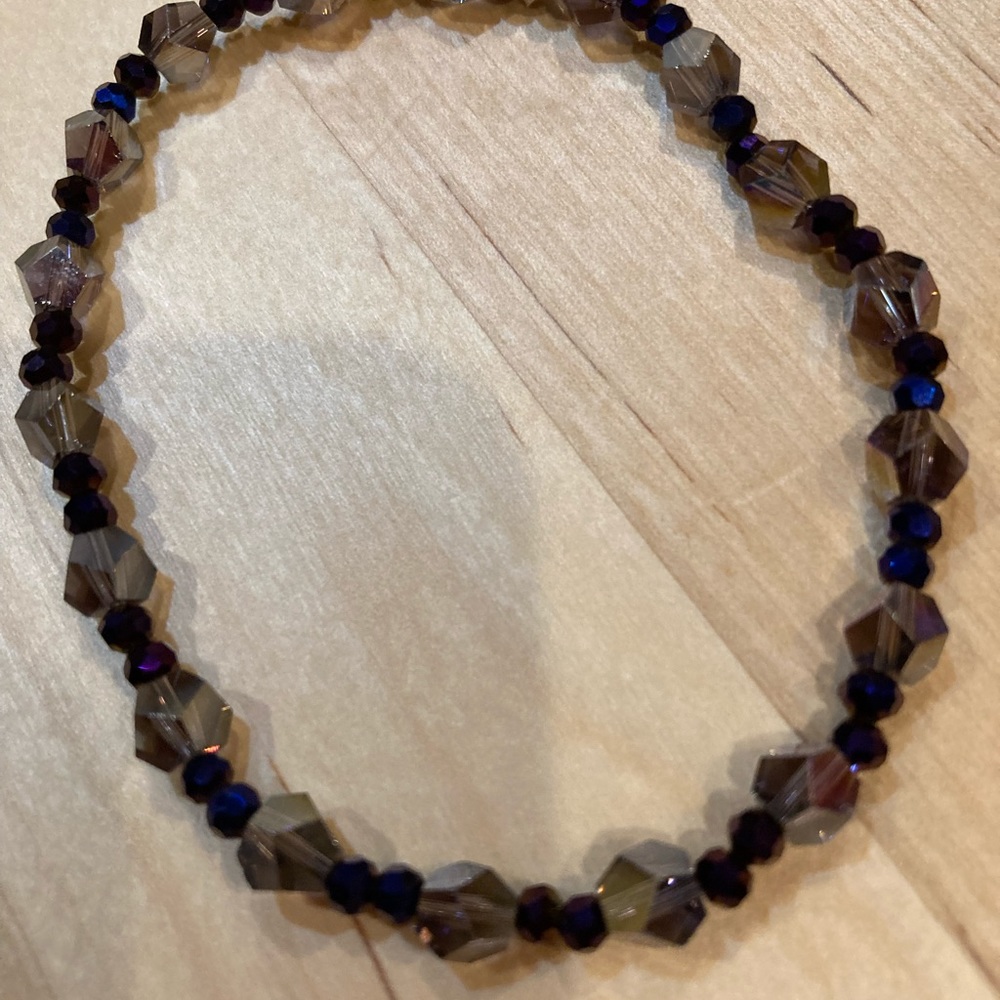 DONATED NWOT Deep Blue Agate stone pendant - Picture 11 of 11